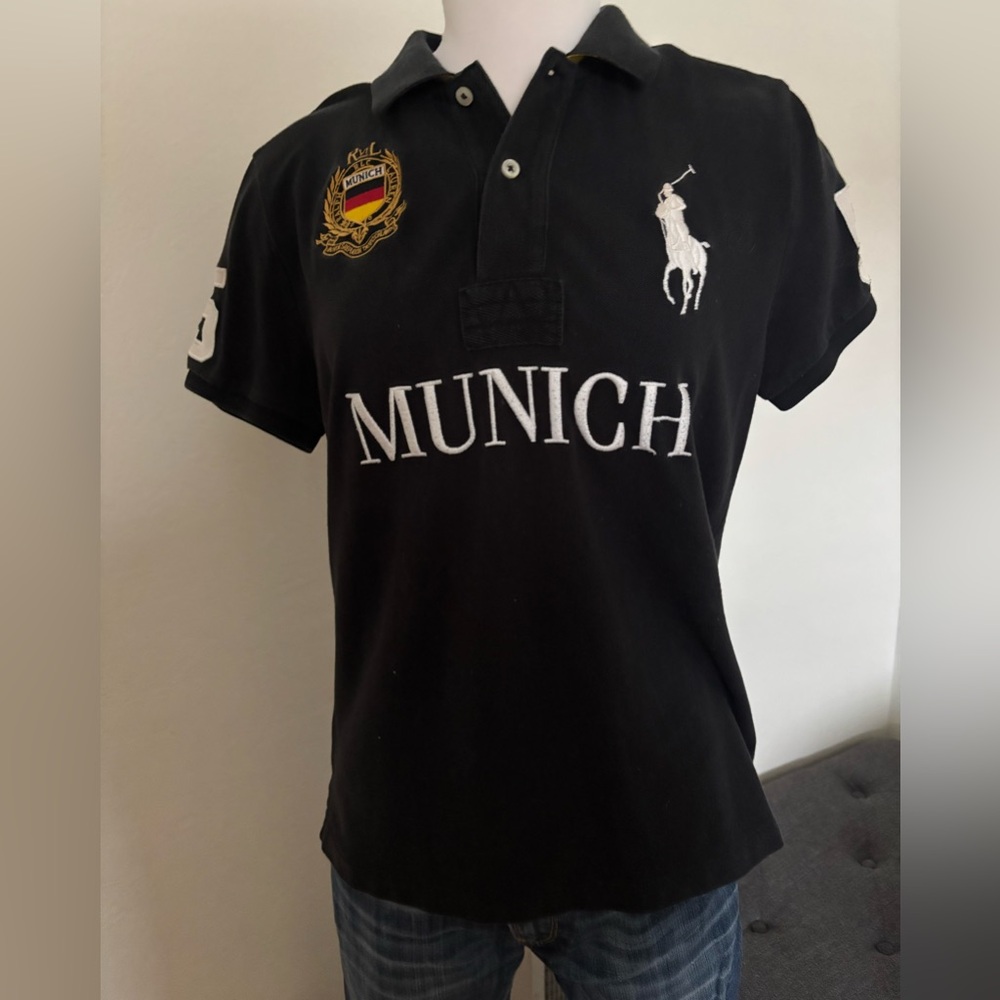 Women’s Ralph Lauren large pony polo shirt.